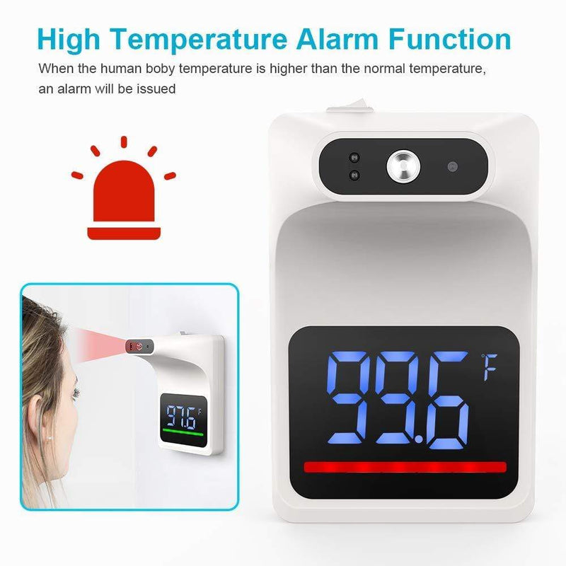 UVClean Health Wall Mount Thermometer Best UVC Sanitizer Sterilizer PPE UV-C Kills Germs Viruses Bacteria Mold
