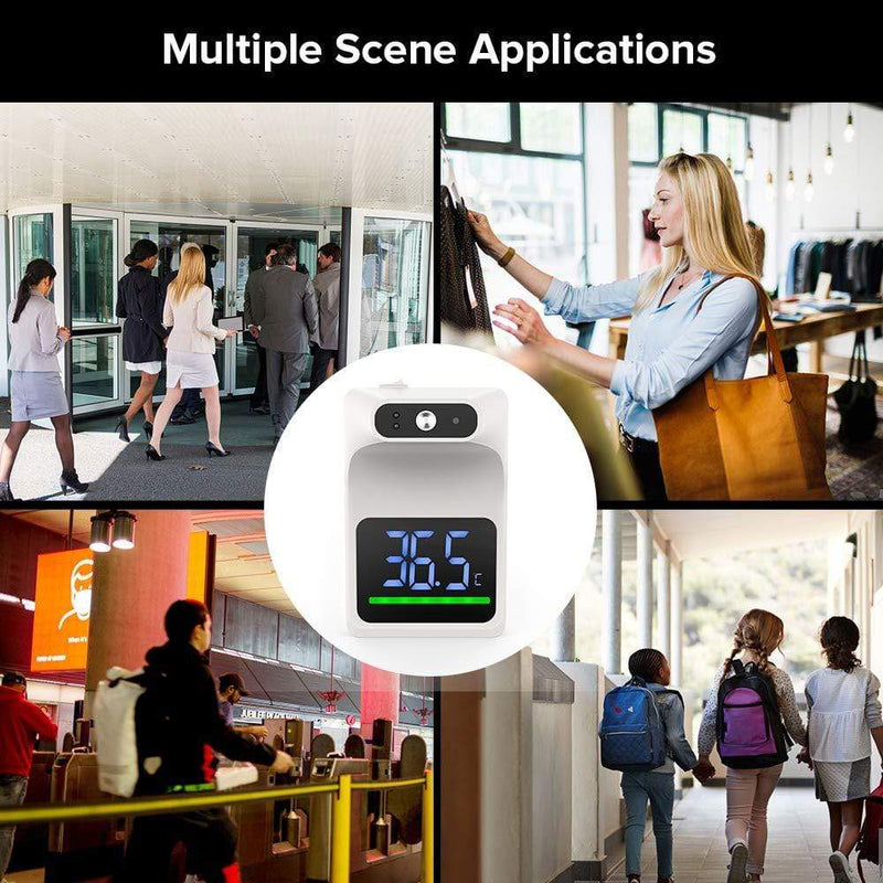 UVClean Health Wall Mount Thermometer Best UVC Sanitizer Sterilizer PPE UV-C Kills Germs Viruses Bacteria Mold