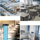 UVClean UV-C Sanitizing Light Disinfection Telescoping Room Robot: Glow Trolley Best UVC Sanitizer Sterilizer PPE UV-C Kills Germs Viruses Bacteria Mold