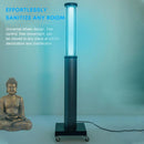 UVClean UV-C Sanitizing Light Disinfection Telescoping Room Robot: Glow Trolley Best UVC Sanitizer Sterilizer PPE UV-C Kills Germs Viruses Bacteria Mold