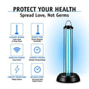 UVCleanHealth Glow Tower - Premium UV-C Room Lamp Best UVC Sanitizer Sterilizer PPE UV-C Kills Germs Viruses Bacteria Mold