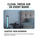 UVCleanHealth Glow Tower - Premium UV-C Room Lamp Best UVC Sanitizer Sterilizer PPE UV-C Kills Germs Viruses Bacteria Mold